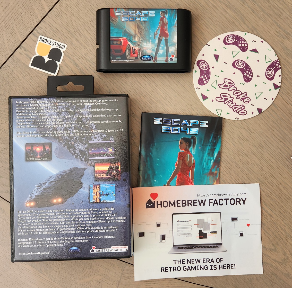 onorisoft's tweet photo. I just got a copy of my latest game Escape 2049 for the #SegaGenesis #Megadrive produced by @HomebrewFactory
Get a digital copy here➡️https://t.co/ui2udpmjwn
And if you want another physical run, just drop me a message and Spread the word, we need at least 20 people interested https://t.co/mEcEOMyobD