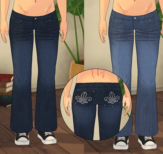 polkasudot's tweet photo. i altered the bell bottoms in paralives a bit and uploaded to steam workshop!! i was so happy to make a mess https://t.co/h59etAVdq8