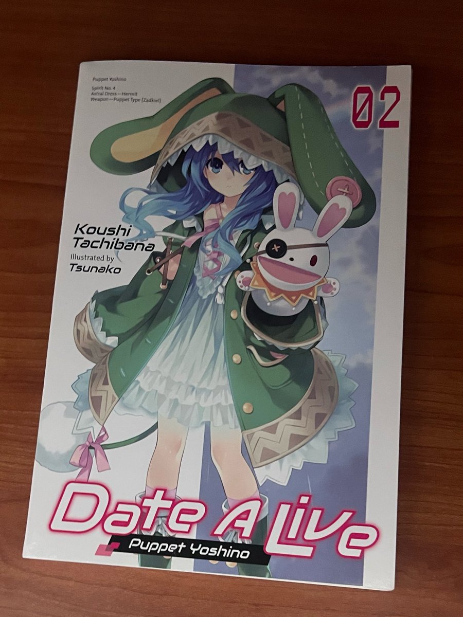 Shade__2002's tweet photo. Me llegó el volumen 2 de Date A Live https://t.co/47MJF0k4eJ