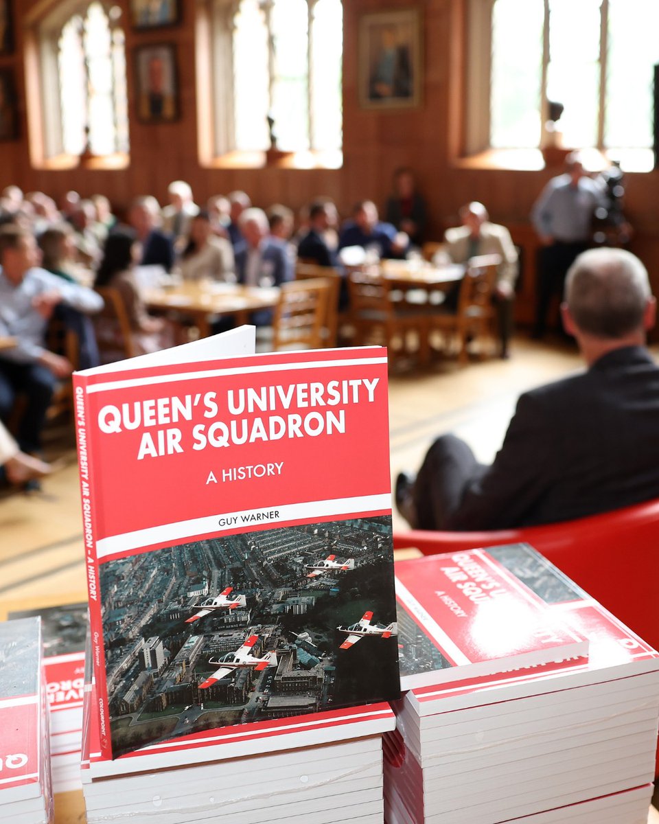colourpoint's tweet photo. 'Queen's University Air Squadron: A History' by Guy Warner was launched this weekend at a celebration @QUBelfast to commemorate the QUAS's remarkable 85-year history and its lasting contribution to aviation, leadership and public service.

Event info:
https://t.co/wEsjeMWDAA https://t.co/DLp9iY1DzH