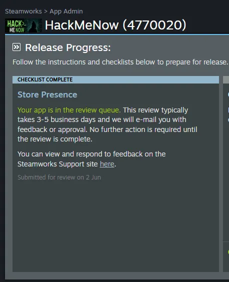 TheTechWorldPod's tweet photo. Small achievement for me :) 

Finally I was able to put a store page on @Steam . Its currently under review, but it take me closer to release the game 

#HackMeNow https://t.co/0MNy1QnzsJ