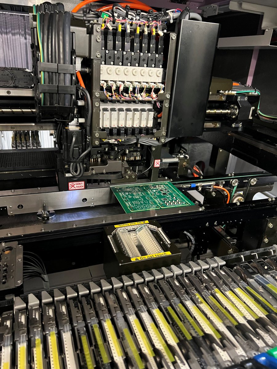 ATaylorFPGA's tweet photo. Prototype Explorer boards on the line. This board is going to change so much and only $99. 

Learn more about it here https://t.co/5iFkiVLcia https://t.co/IPMXV8M3JM