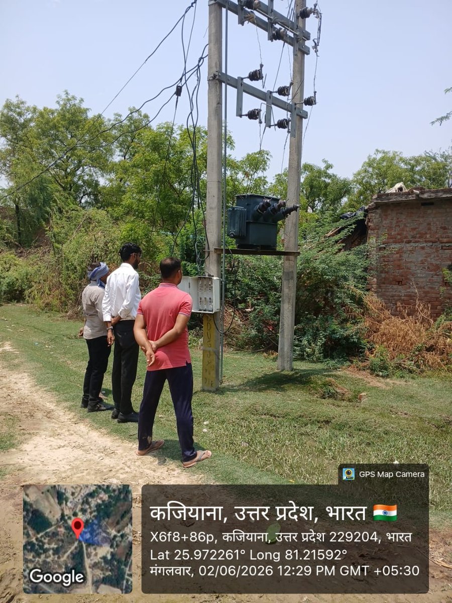 edd_dalmau's tweet photo. Line Maintenance ka karya karwate huye Xen Dalmau, Je Katghar, Sanvida Staff Sub station Katghar https://t.co/pqaPTBxlkR