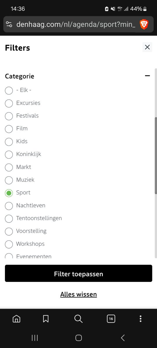 crazy_descent's tweet photo. Hey @GemeenteDenHaag waarom mag ik in de agenda maar op één categorie filteren? https://t.co/O095sr9AXu