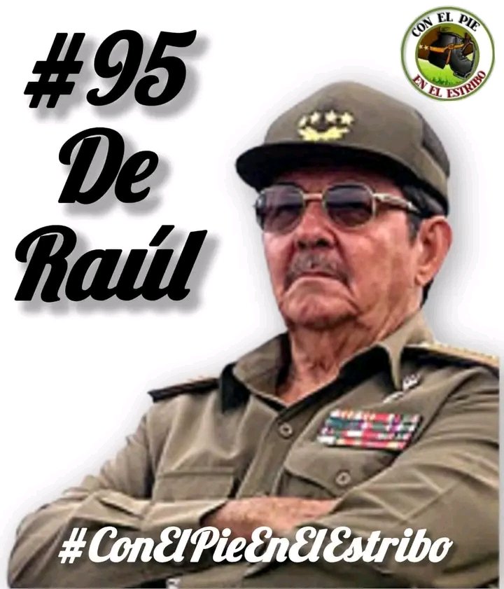 digno_mart46393's tweet photo. Está inolvidable mañana los trabajadores del Poder Popular en #MunicipioPilón celebramos el aniversario 95 Aniversario del Natalicio de  Raúl  Castro Ruiz y rechazamos cualquier patraña enemiga contra él porque Raúl es nuestro.
#RaúlEsRaúl 
#ProvinciaGranma 
#LaPatriaSeDefiende https://t.co/G9mqqkISev
