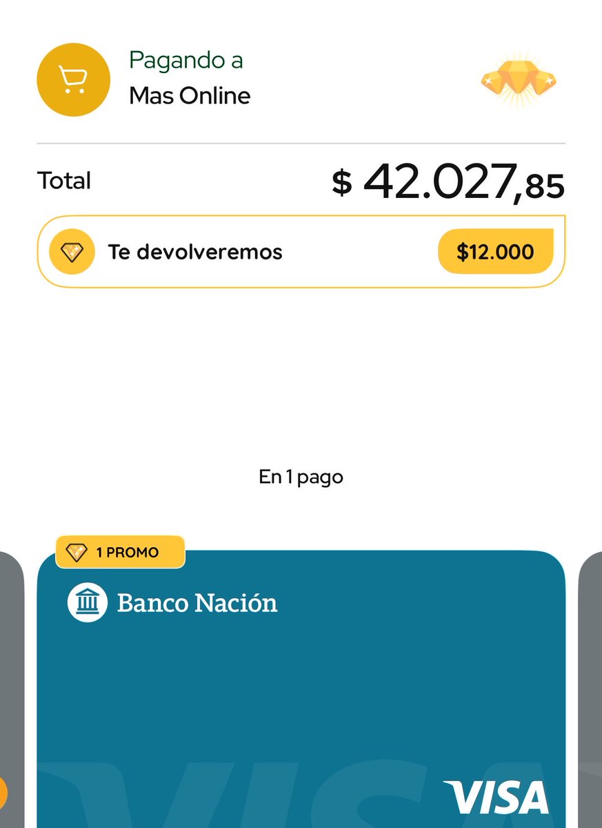 ConsumoIQ's tweet photo. @ahorrotwit @MODO_Arg Si, en la web me hizo el descuento del 30% https://t.co/2b5dhf9RcD