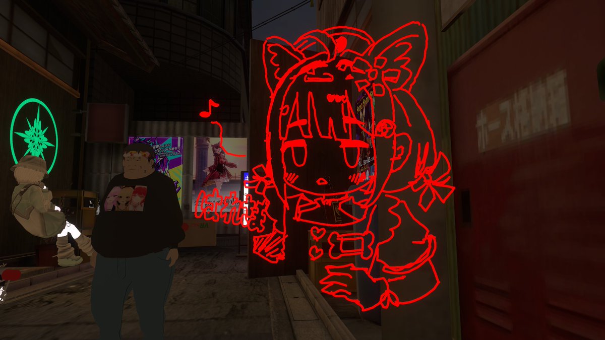 Bmagic120's tweet photo. 昨晩、ポピ横でフレンドが全力で応援していた歌い手さんを描いておりました！（なお、フレンドは寝落ちした模様） https://t.co/IBLQFVCZx8