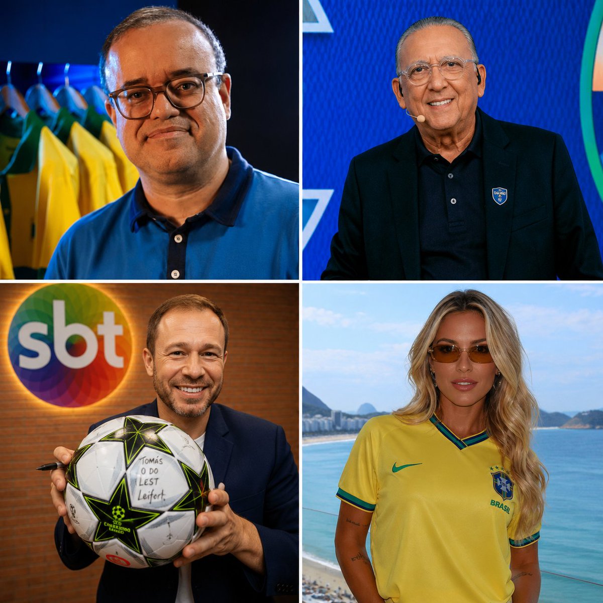 pierovergilio's tweet photo. Na TV aberta, quem vai roubar a cena na cobertura da Copa do Mundo? PS: Vocês decidem se é positiva ou negativamente... rs https://t.co/ITu1GFTOon