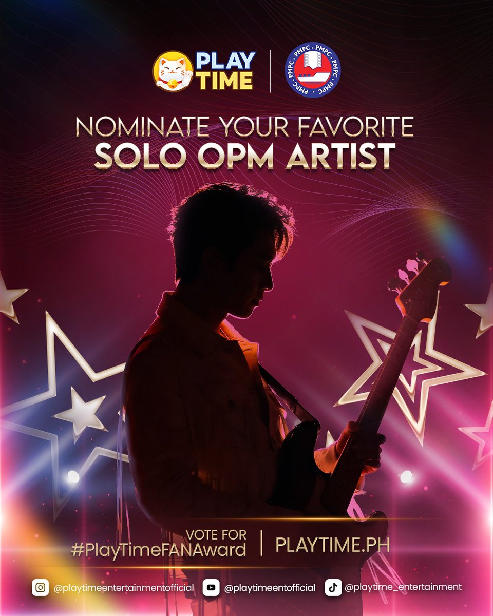 playtime_ent's tweet photo. 🚨SOLOIST SPOTLIGHT🚨
Tag & comment to hype 'em of Star Awards for Music Fan Favorite powered by PlayTime Entertainment:
🎙️#TJMonterde
🎙️#Maki
🎙️#KZTandingan
⏰ Mark your calendars! Voting for #PlayTimeFANAward starts June 4, 4PM here https://t.co/CCz2xYD51U
#PMPCStarAward #PlayTimeSaStarAwards
