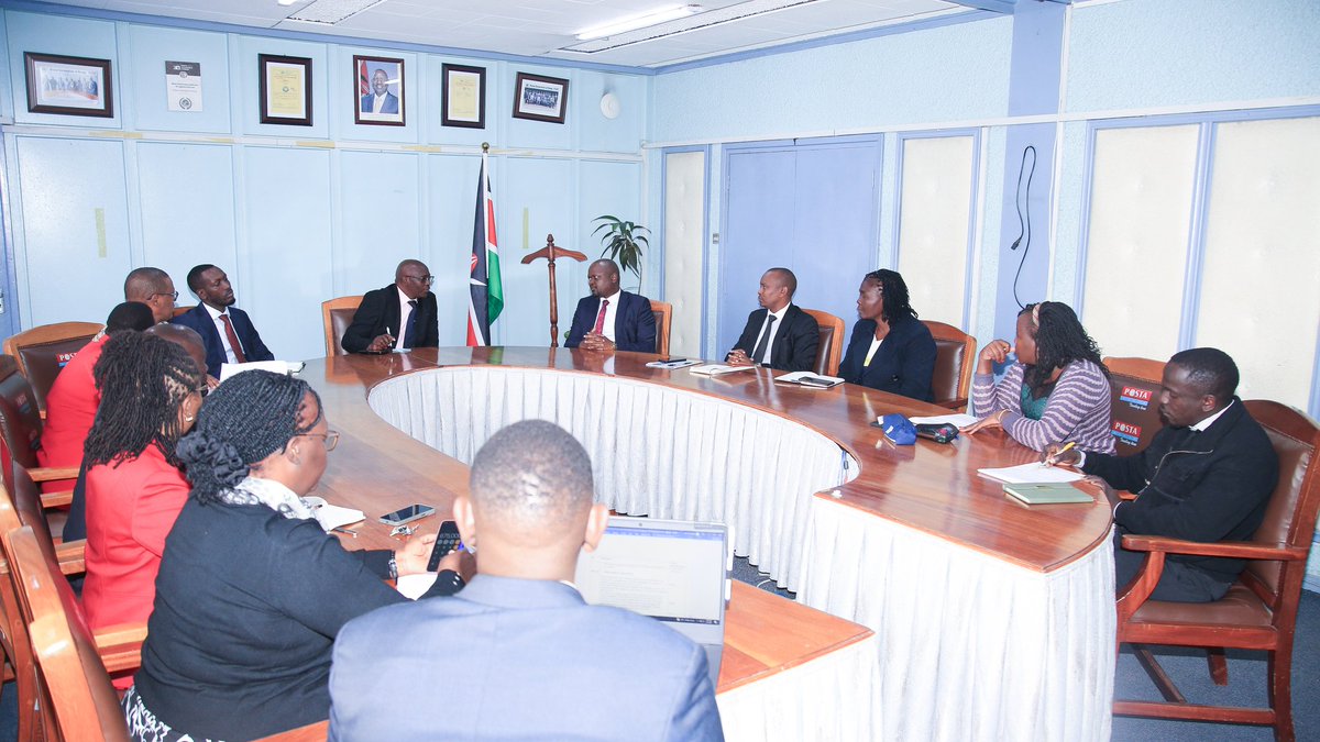 KenyaPmg's tweet photo. Today, I had the pleasure of leading the Posta Kenya team in formalizing the renewal of our longstanding newspaper distribution partnership with Radio Africa Group, led by its Group Editorial Director, Mr. Paul Ilado.

This renewed commitment strengthens Posta Kenya's role as the trusted nationwide distribution partner for The Star newspaper and highlights the value of strategic collaborations in achieving sustainable growth and service excellence through serving Kenyans. 

#PostaKenya