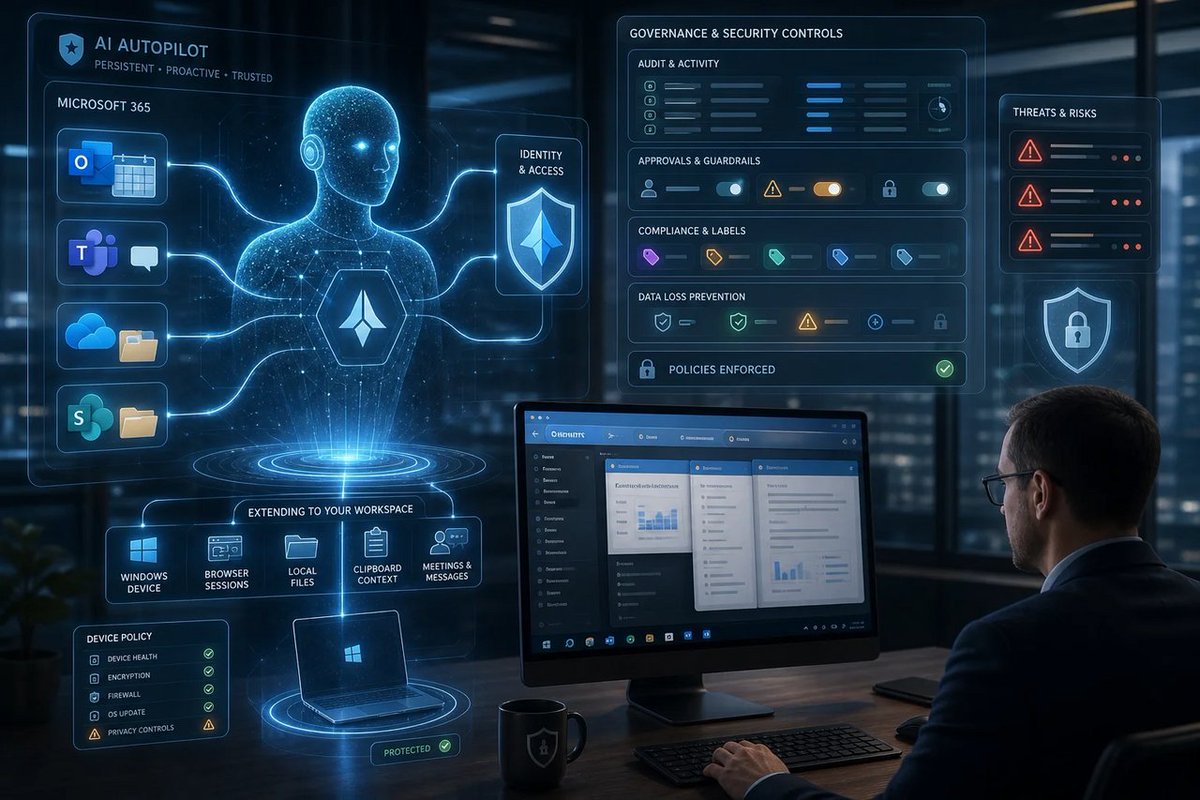 windowsforum's tweet photo. 🤖 Microsoft’s “Scout Autopilot” is the brave new world: AI that doesn’t just wait for prompts, it patrols Teams/Outlook/OneDrive like a polite chaos gremlin—finally. Means less “ask,” more “decide.”
https://t.co/954dXugNk6
#WindowsSecurity #Microsoft365 #ItGovernance #AiAgents https://t.co/VMDazohbup