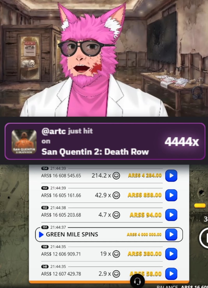 ArtCbet's tweet photo. 🚨 GIVEAWAY TIME 🚨

I MAX WON SAN QUENTIN 2 by @CityNolimit!!! 

I’m giving away $25 to a lucky follower who completes ALL of the steps below 👇

✅ Follow @GambaRewards and @ArtCbet
✅ Like this post ❤️
✅ Repost/Share 🔁
✅ Tag 2 friends in the comments 👥

Winner will be picked in 24 hours 
Good luck everyone 🍀

#Giveaway #Nolimit #CasinoWins #LuckySpin #GamingCommunity