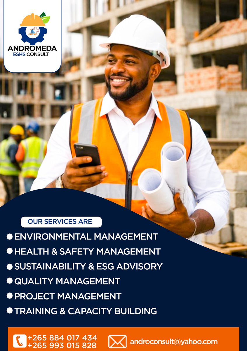 Jacobs_Machaka's tweet photo. Let's connect for a shared vision and Impact. 0884017434/0993015828, androconsult@yahoo.com 🌍🛟⛑️👷‍♂️🦺🗑️🏗️⚖️♻️🍀🤝 https://t.co/tscfPv4KpK