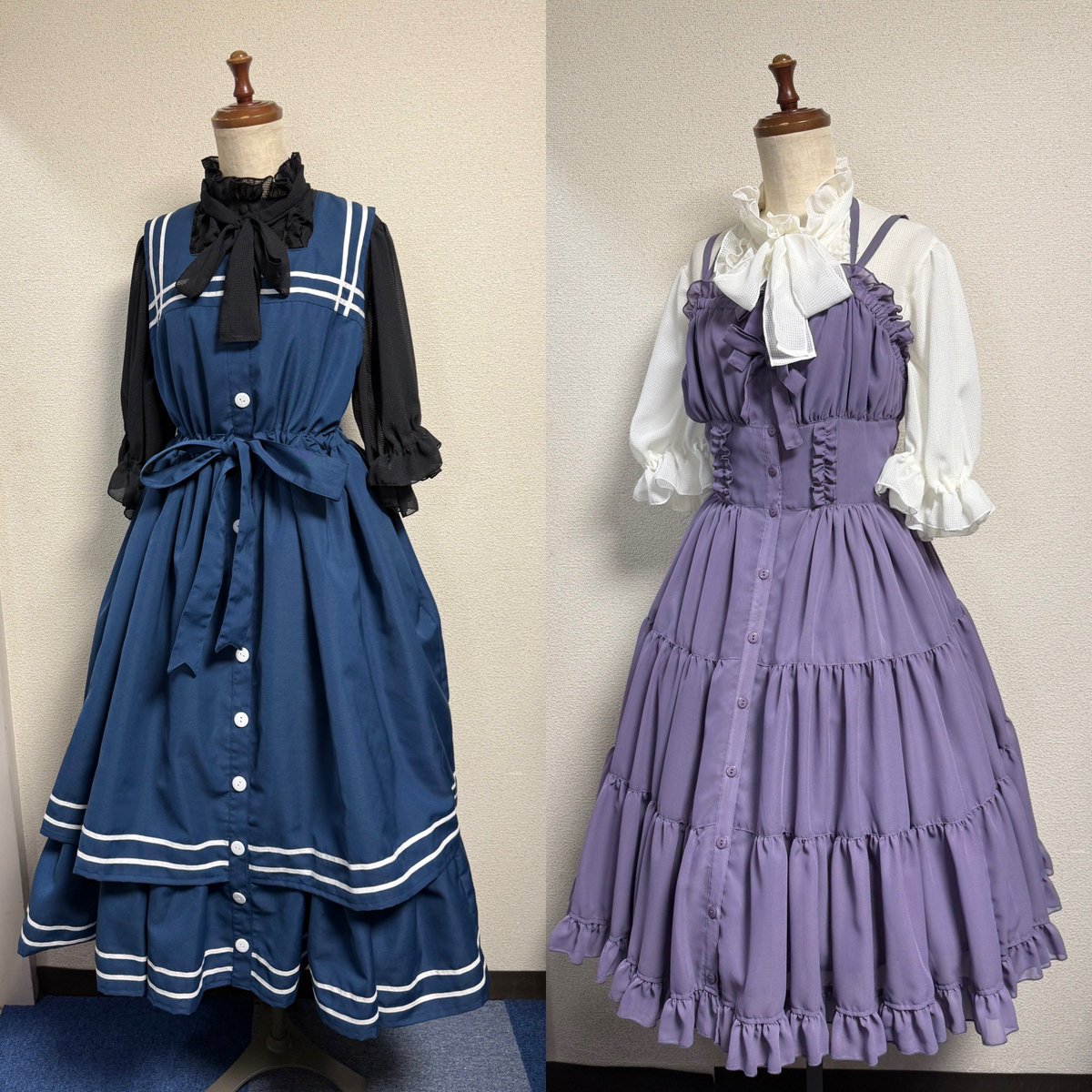 ◇スタンドカラーフリルブラウス◇ ロリィタ服はもちろん、パンツ 