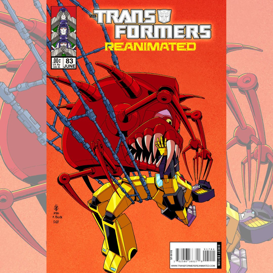 YousephTanha's tweet photo. Submitted for your approval.
An Autobot shuttle, a distress call, and a planet where nothing is as it seems.

The Transformers: REANIMATED, Issue 83 - Live to Serve is OUT NOW!

Written by @GreigT13 and myself.
Cover art by @CaseyWColler and @wordmongerer.

#NCBD #Transformers https://t.co/joZeAkZuty