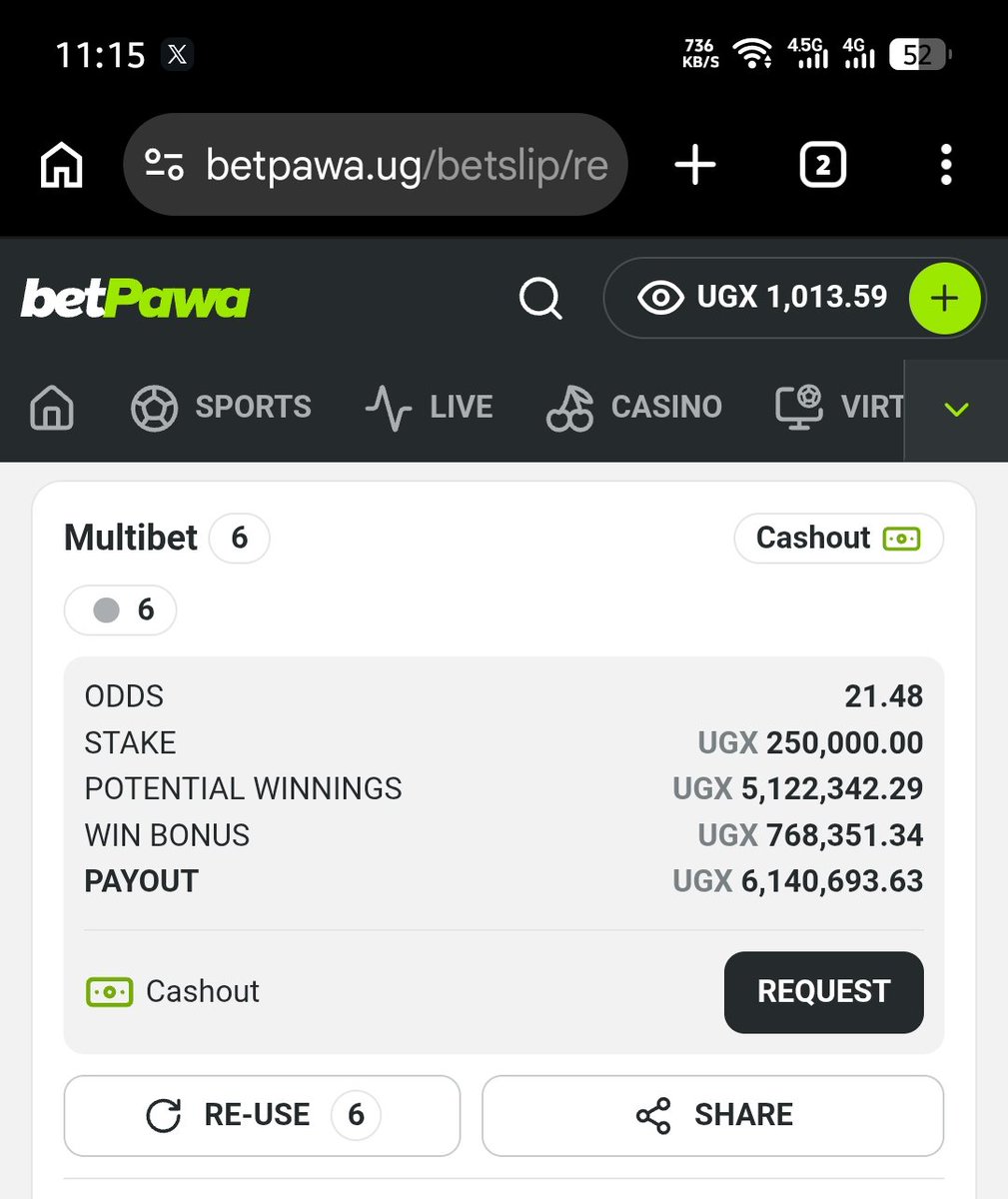 surewinsgem's tweet photo. Odd 21+
Bet Placed 💯💯 

Grab it now on WhatsApp 0749627792

Also Posted on 👇 

Telegram: https://t.co/x723yPvYIJ

WhatsApp Group 👇
https://t.co/UvOHzu6mVi https://t.co/Zfm3Ez8c5G