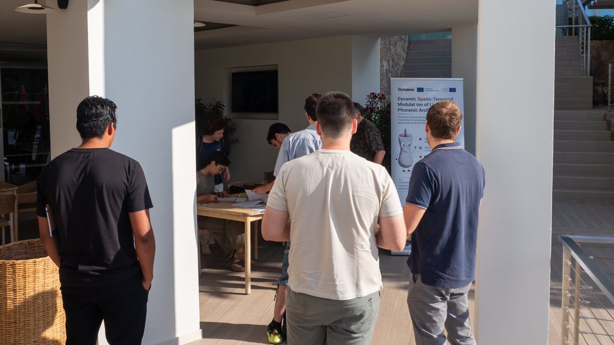 DynamoProjectEU's tweet photo. The Dynamo Summer School starts today! 🎉

Over the next two days, students, researchers, and experts will come together to discuss photonic architectures, ultrafast imaging, and the future of light manipulation.

Let's get started! https://t.co/UE2y7KJoNB