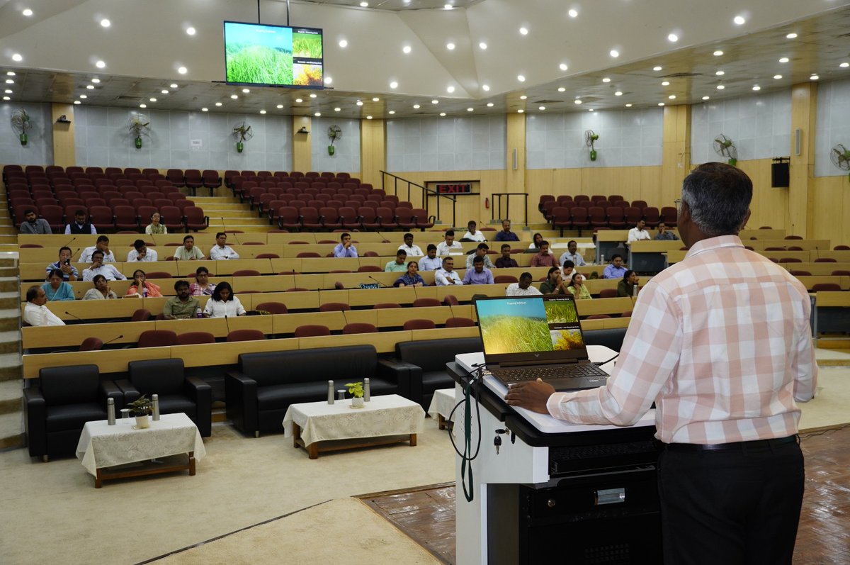 wii_india's tweet photo. Species Recovery: Dugong

Dr. J.A. Johnson, Scientist-F, WII delivered an insightful session on Dugong and their habitat under the Species Recovery Programme at MCT Phase-III (18) for IFS Officers. 🌊

He stressed upon the critical importance of seagrass meadows as the lifeline of Dugong habitat, and how accelerating anthropogenic activities are severely degrading these ecosystems directly threatening India's last surviving Dugong populations.

He also highlighted WII's pioneering threat mapping efforts in critical Dugong habitats, helping identify and prioritize conservation interventions. 

A standout highlight was WII's remarkable citizen science initiative bringing together fishers, Forest Departments, Marine Police, Indian Coast Guard, Indian Navy, and even local school students to be trained and sensitized for Dugong conservation. 

This grassroots outreach has reached over 1 Lakh people  all proudly called Dugong Ambassadors! 

 A truly people-powered conservation model!

#Dugong #DugongAmbassadors #MarineConservation #SeagrassMeadows #CitizenScience #SpeciesRecovery #WII #MCT2026
@moefcc @wii_india @GobindsagarBha1 @EIACPIndia @wii_eiacp @IGNFA_GoI  @CentralIfs @CRamesh_WII @amarjeet_kaur10 @RuchiBadola2 @SACONCoimbatore @Kramesh95