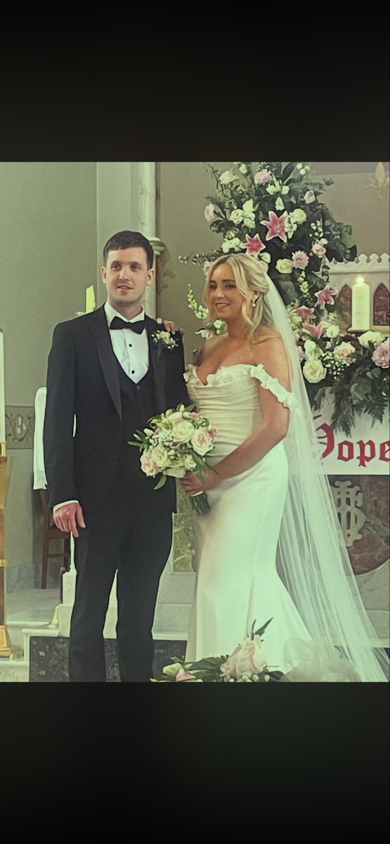 DerrylinGFC's tweet photo. Congratulations to former player and 2014 intermediate championship winner, Colin Lunney on his marriage to Emma Brady, on Saturday last 🤵👰‍♀️

Best wishes for the future from everyone at the club 🎉 💒 ❤️ https://t.co/d0BfaPzyid