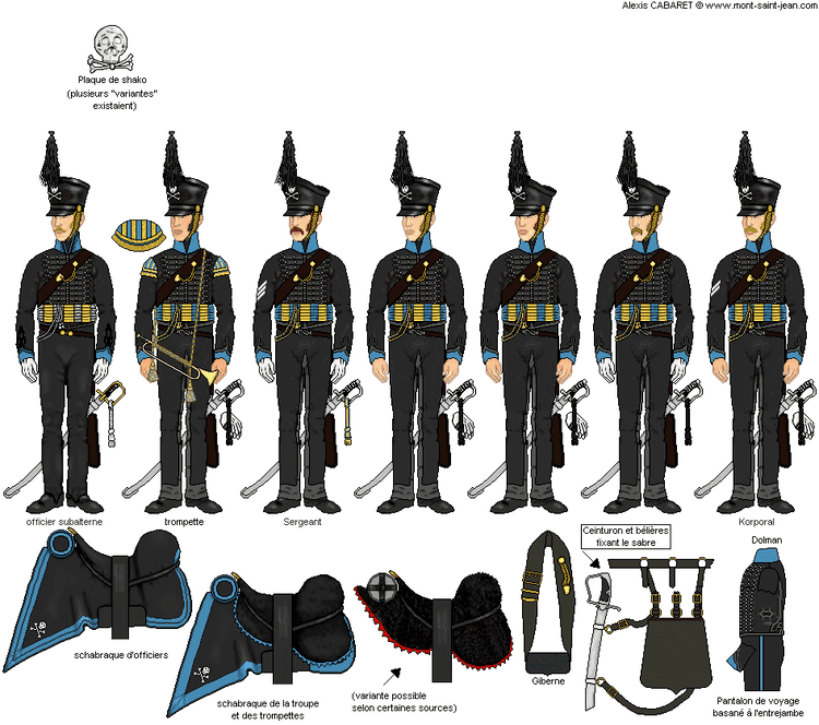 Tyras_Mikhail's tweet photo. The Black Brunswickers are one of my favorite historical divisions ever.

Formed of Prussian exiles after Napoleon's conquest of Prussia, these were men with nothing to lose. They wore all black uniforms to symbolize the mourning of their homeland, and shakos with silver skulls to represent their willingness to die to avenge their homeland. They fought for the Coalition from 1809 all the way to Waterloo, distinguishing themselves with their discipline, bravery, and sheer hatred for Napoleon's forces.

Reads like a Guard Division out of 40k.

A real shame that their silver skulls, which were invented as a symbol of resistance against foreign occupation, were hijacked by the Nazis and turned into the infamous Totenkopf. Just another cool thing the Nazis forever poisoned.