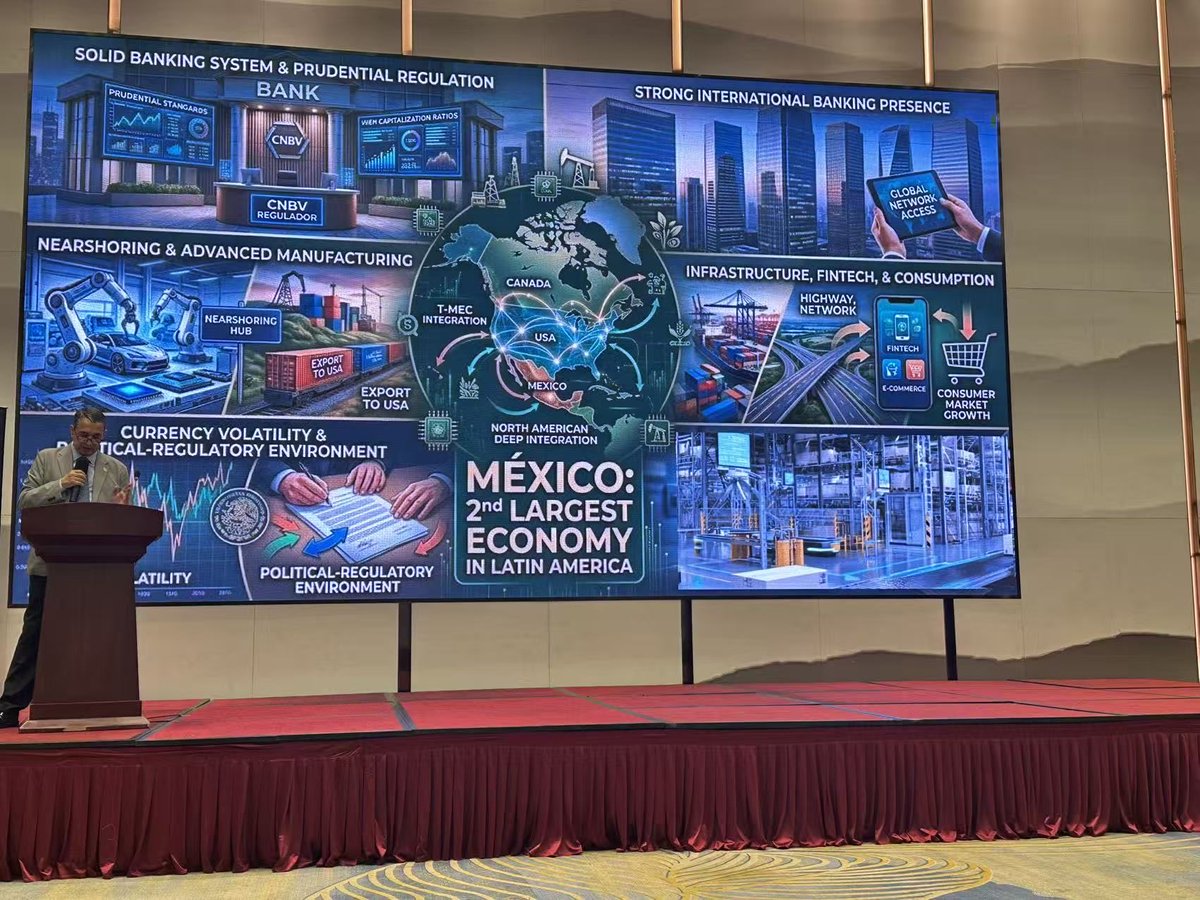 ConsulMexSha's tweet photo. El CG @Mlsidro participó en un seminario de promoción de inversiones para empresas automotrices y de autopartes, organizado por Yangtze River Delta Automarket y Kapital Financial Group, donde destacó las ventajas y oportunidades del Plan México.

@SRE_mx https://t.co/xi3zPluq9d