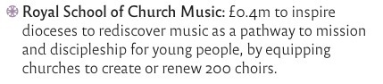 BijanOmrani's tweet photo. 🧵Why has the Church of England chosen to spend more money on one single racial justice officer than on investing in 200 new choirs? 

The latest report of the Church Commissioners shows that they put £0.4m into the RSCM programme to help start 200 new choirs. 

At the same time, they put £0.5m over three years into funding a racial justice post in just one single diocese...