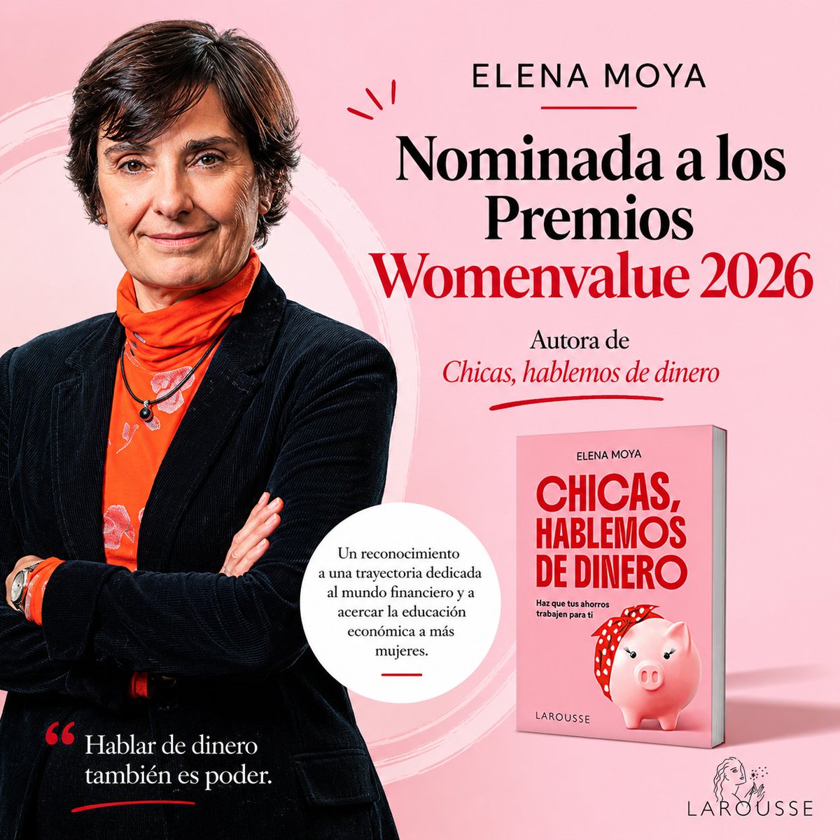 Larousse_ESP's tweet photo. Hablar de dinero también es independencia: la conversación que Elena Moya quiere abrir https://t.co/whNLH1tEWm https://t.co/gkwGSplbBD