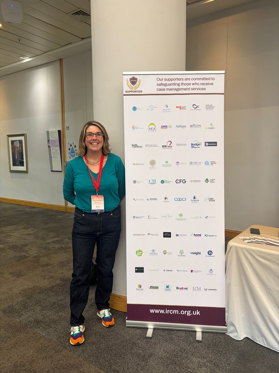 IRCaseManagers's tweet photo. It was great to see @bethcordreyot at the #babicmconf26. Beth is a representative of 2 supporter organisations Beth Cordrey OT Ltd and Advanced Rehabilitation Training Ltd - as supporters they are helping to safeguard individuals who rely on case management services. https://t.co/A4F2eeEdi2