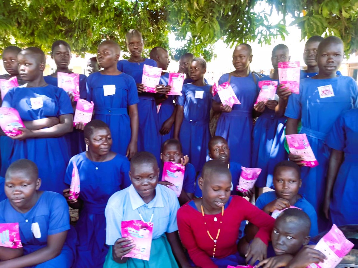 AmaniTransform2's tweet photo. #MenstrualHealthDay2026, ATF donated sanitary pads to over 60 girls at Etele Primary School. Thanks to our volunteers, Mr. Patrick Enzama and Ms. Raleo Sharon, for helping promote dignity, confidence, and girls' education. 💜

#PeriodFriendlyWorld #EndPeriodPoverty #ATFImpact https://t.co/S7PoAaooeZ