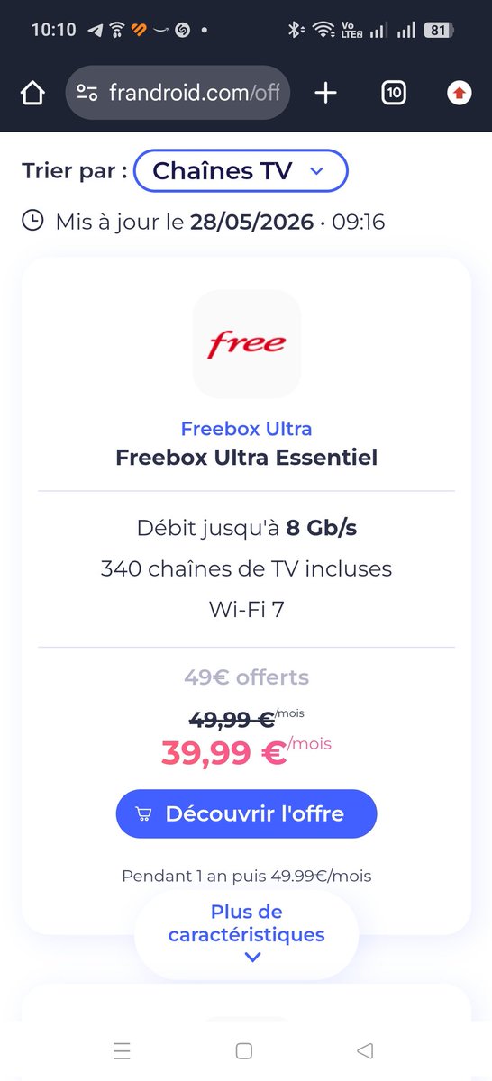 mysiats's tweet photo. @free quand les facturations sont gratifiantes pour l'équipe @Freebox @Xavier75 ! c'est soit disant 49,99€ ou 39,99€😱 noooon c'est une fumisterie, et ça coupe direct quand ils changent pas le rib, et ça rembourse pas les 244,98€ pour commande non validée ! https://t.co/RYTxYJEznL