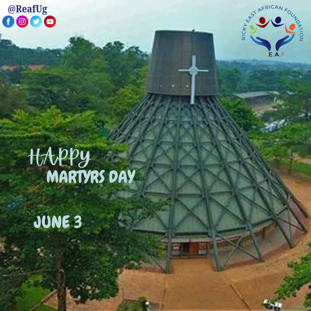 ReafUg's tweet photo. Even after the traditional mass pilgrimage at #Namugongo shrines has been canceled due to the #Ebola outbreak, let's join local parishes as we commemorate the lives of young men whose courage, faith, and unwavering conviction inspire generations. 

#HappyMartyrsDay 

@KCCAUG https://t.co/DSAYRKelhj