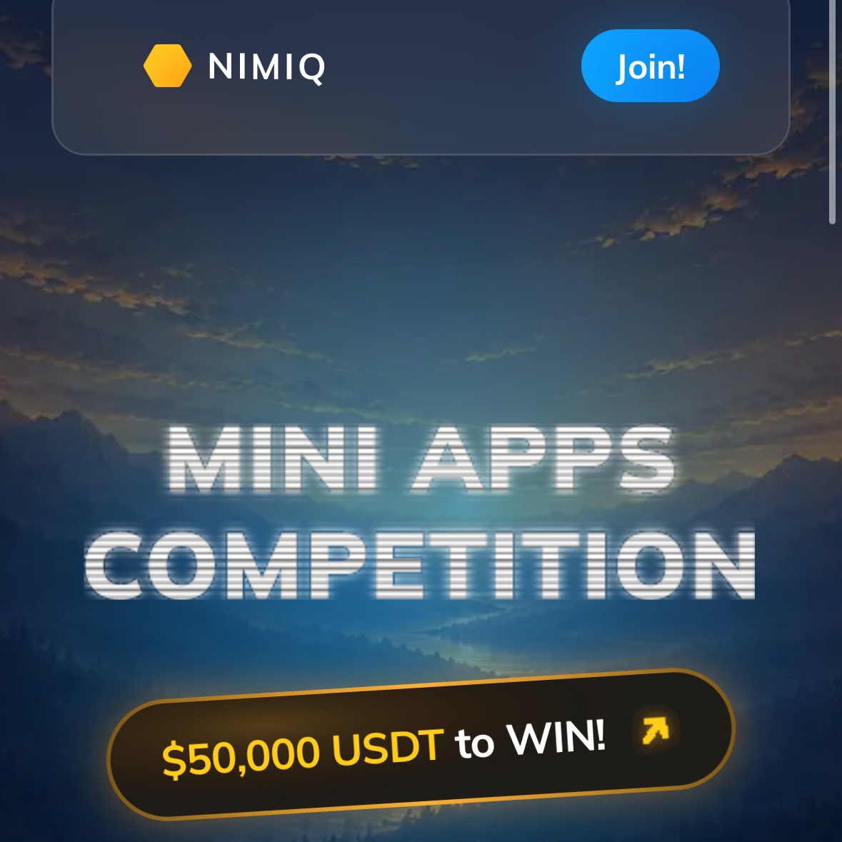 NimiqCommunity's tweet photo. Today is news day 👀

https://t.co/L9fbONpYHd

50,000 USDT in prizes are up for grabs.

But this is bigger than just crypto rewards.

You build a real app.
You ship inside the Nimiq ecosystem.
You grow your portfolio.
You learn AI tools, product building, UX and distribution.

Whether you are a developer, indie hacker, designer, crypto builder or vibe coder:
this is your chance to create something people actually use.

Web3.
Crypto payments.
Mini Apps.
AI tools.
Real users.
Real adoption.

That’s the exciting part 🚀