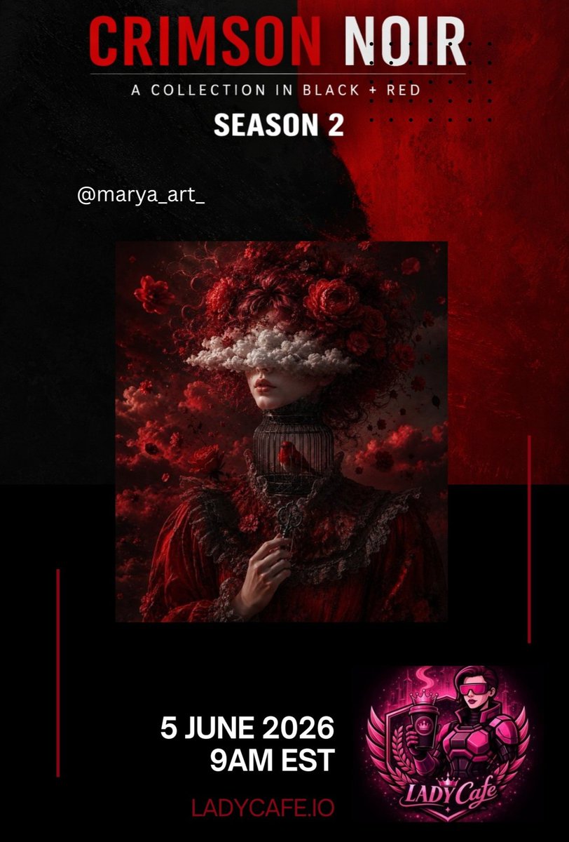 marya_art_'s tweet photo. ❤️Invisible Cages
🖤Live in this Friday
On @lady_cafe1

#CRIMSONNOIR #Season2 #marya_art https://t.co/6Q2IKwNVif