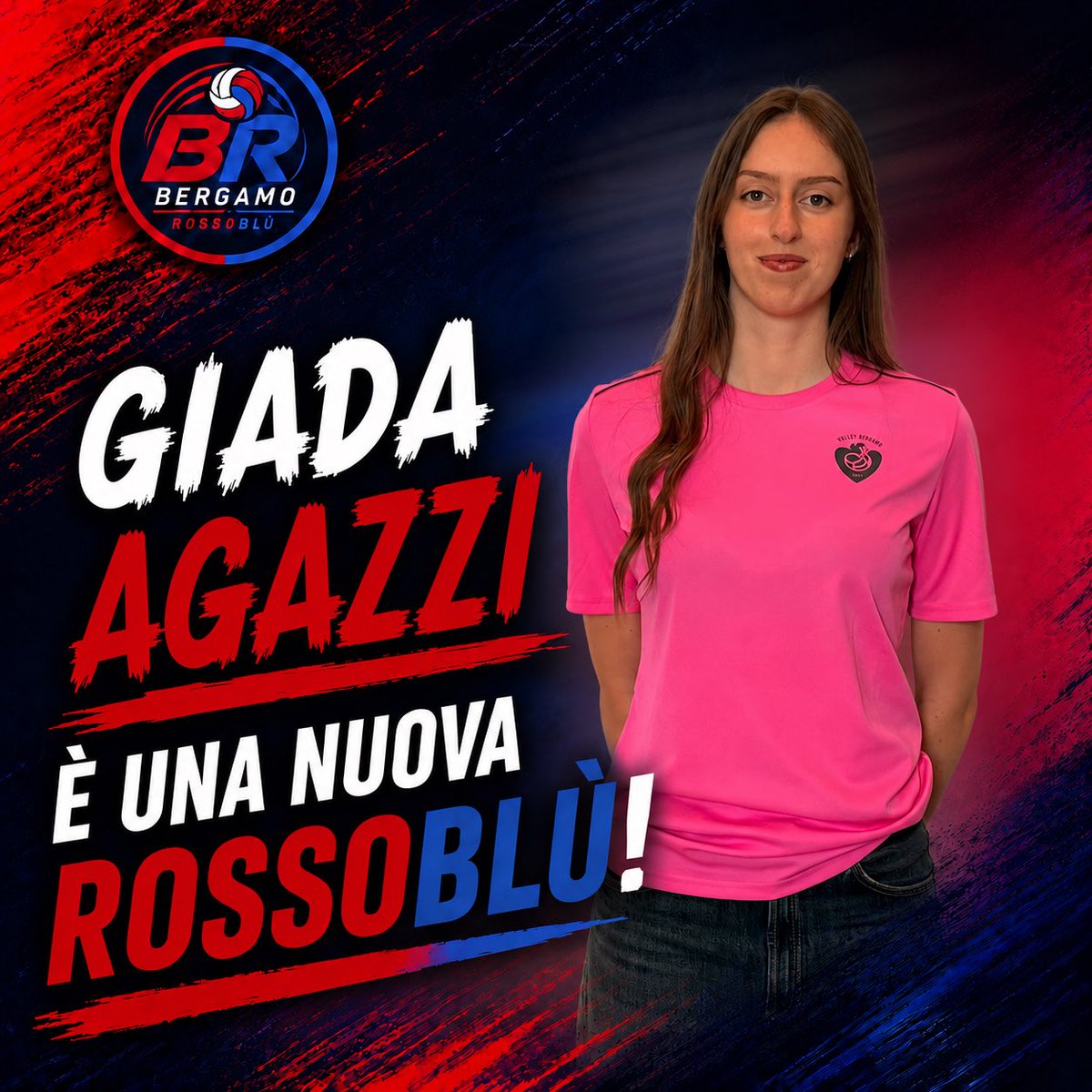 Bg_Rossoblu's tweet photo. Altro innesto in casa Volley Bergamo 1991 dove arriva la centrale bergamasca Giada Agazzi. Benvenuta a bordo! 

#giadaagazzi #bergamorossoblu #volleybergamo1991 https://t.co/0wbkqdvrCb