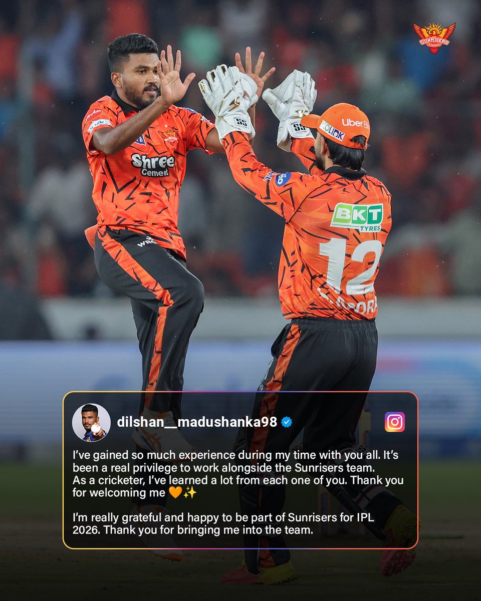 SunRisers Hyderabad tweet media