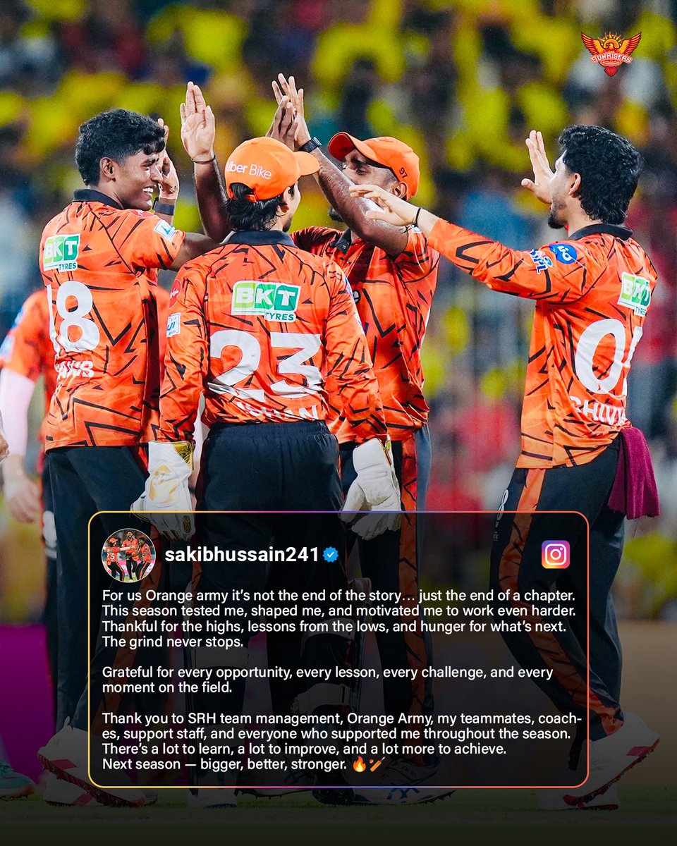 SunRisers Hyderabad tweet media