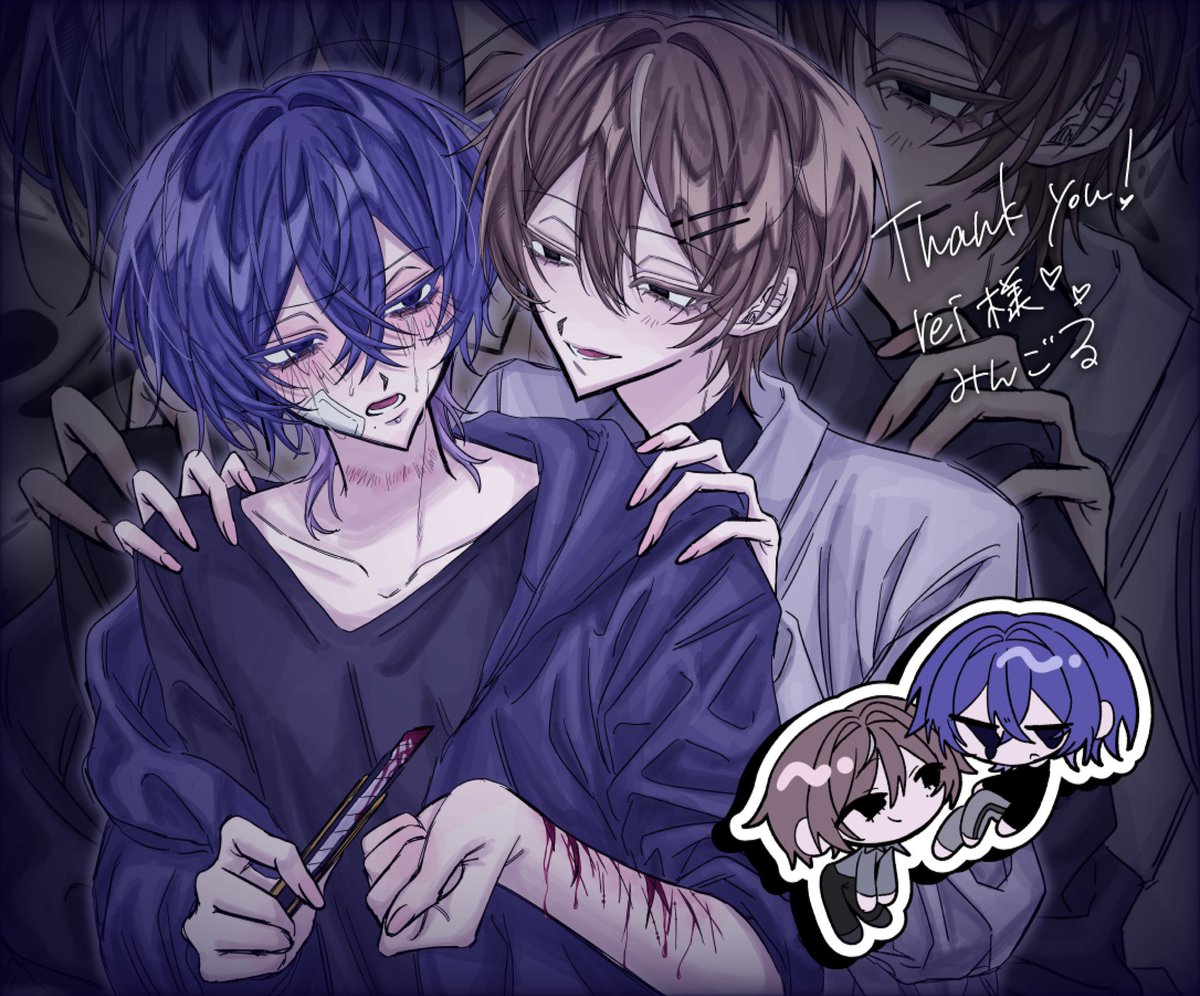 ababa2_'s tweet photo. skeb納品感謝！♡♡ https://t.co/3JtbTaPiHa