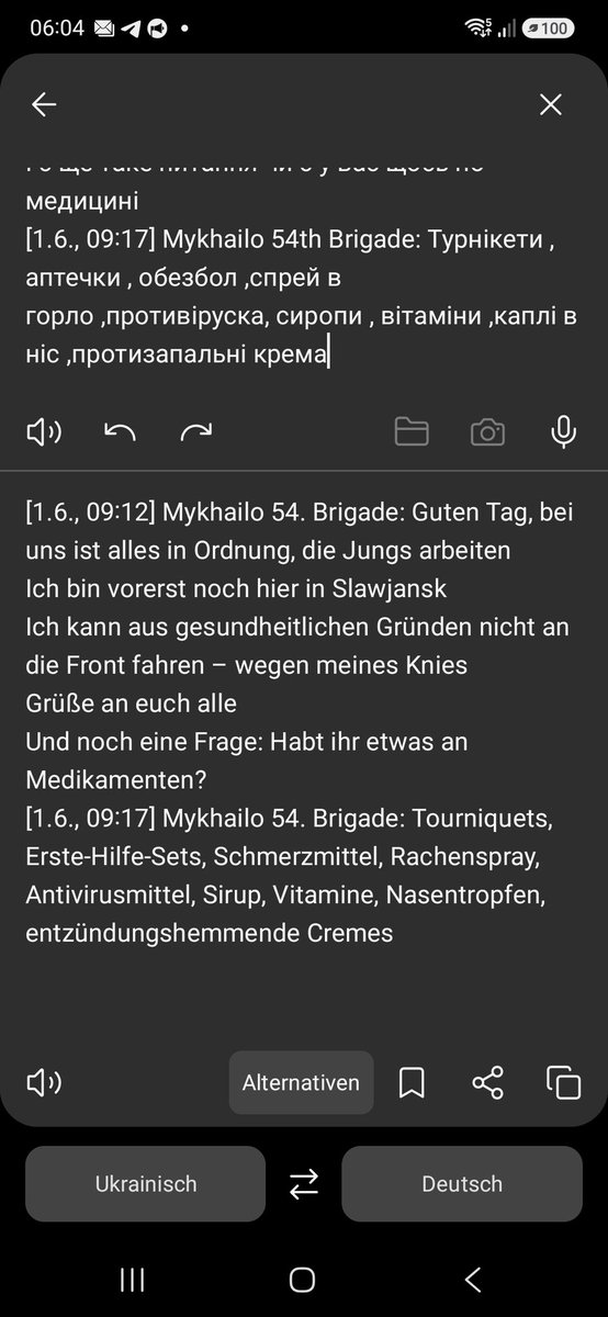 Reni1977EF's tweet photo. 🚨 DRINGEND: Hilfe für die 54th Brigade „Nebesna Kara“ 🚨

💛💙 Update 03.06.2026 💛💙

​Wir brauchen eure Unterstützung! Mykhailo und seine Jungs in Sloviansk brauchen dringend Nachschub, da ihre Stellungen zerstört wurden.

​Jetzt hier 👇🏻 helfen: https://t.co/cR8gJgNAlW

🎯 Ziel: 1.200 €
⚡️ Erreicht: 26 €
❌ Es fehlen noch: 1.174 €

​🆘 Zusätzlicher Hilferuf:
Mykhailo hat mich außerdem um Medikamente 💊
Erste-Hilfe-Packs 🩹  
Tourniquets 🩸 
gebeten. Wer hier helfen möchte, schreibt mir bitte eine DM! 🙏🏻

​Warum wir diese Hilfe brauchen:
Die Orks haben zwei Positionen komplett zerstört. Unsere Jungs bauen in Sloviansk unter härtesten Bedingungen neu auf. Ohne Strom gibt es keine Kommunikation, keine Drohnen und keine Verteidigung.
​Wir müssen 2 Inverter-Generatoren (Maxpeedingrods MXR3500) beschaffen. Diese sind kompakt & ultraleicht – die einzige Möglichkeit, sie per Lastendrohne an die Front zu bringen. 🚁💨

​Jeder Euro bringt Licht und Überlebenschancen zurück in die Schützengräben. Bitte lasst die Jungs nicht allein!
​Teilen ‼️ Spenden ‼️ Leben retten 🙏💛💙

​#NebesnaKara #54thBrigade #Sloviansk #StandWithUkraine #UkraineNeverSurrenders #SupportUkraineHeros #DonateForUkraine