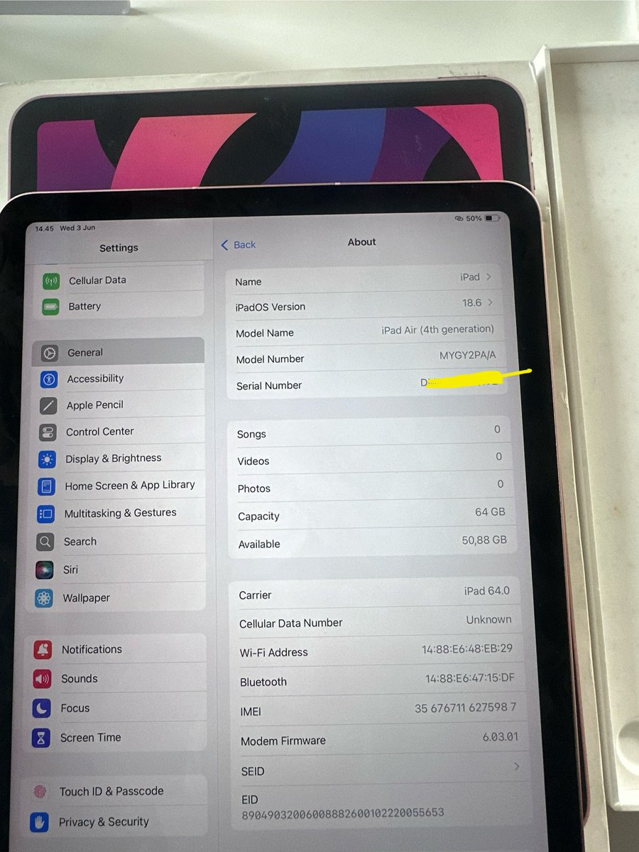 LuluMath99's tweet photo. WTS iPad air 4 ex Ibox
Wifi + Celluler‼️
warna rosegold
64gb, minus dent tipis
price : dm (harga murah)

📍Jaksel, Bintaro, Ciledug
Cod dan Oyen☺️ https://t.co/CvTC6Rp3WB