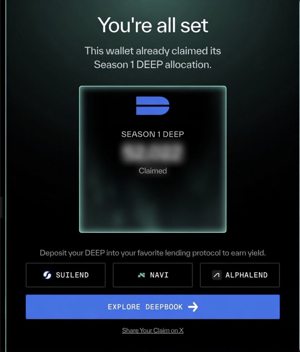 AnayoPhd's tweet photo. first off, @DeepBookonSui season 1 claim was a huge success.

i saw a lot of people celebrating huge point allocations yesterday and some of the biggest winners used @CetusProtocol at some point.

one thing is clear, cetus has quietly been one of the easiest gateways into liquidity and trading across the entire sui.

for anyone looking to put some $deep capital to work today, the opportunities are still there.

some of the apr’s on the pools on cetus would be unbelievable if they were not true.

a $200 lp position at 181% and 245% APR could generate around $30-$40 per month in rewards.

show me another protocol on @SuiNetwork with better risk to reward ratio. Don’t worry i will wait👀.