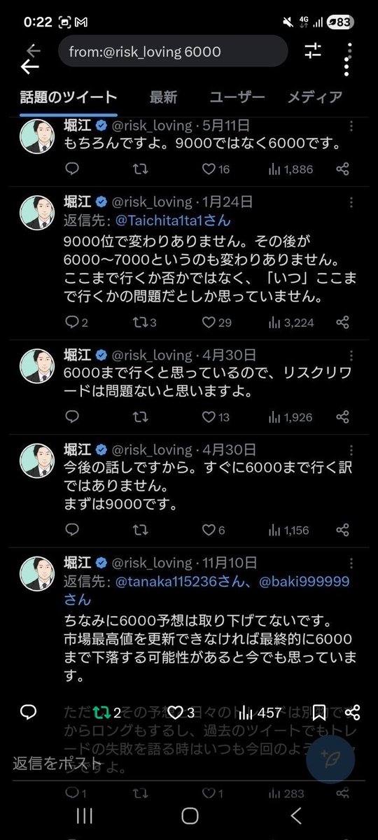 I6x2Fw's tweet photo. 警告⚠️投資被害者多数❗
予想に騙されるな❗
元機関投資家堀江の成績❗

過去のナスダック6000予想❌
月額3万3千円の有料メルマガはトータルマイナス❌
SOXS 68ドル予想❌
ナスダック26165POINTで週足反証ライン突破で予想❌
下図証拠有り参照↓

#株　#商材　#nisa 　#テクニカル　#トレード　#投資 https://t.co/QySbfvczPn