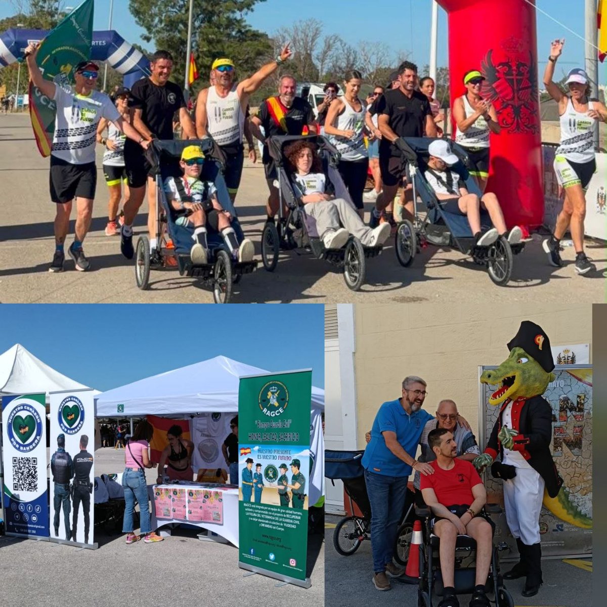 RAGCEasociados's tweet photo. RAGCE Cádiz participó en la #FanPin2026, una jornada de inclusión, solidaridad y compañerismo. Destacó su presencia en la carrera adaptada de Carros de Fuego y la campaña solidaria “Manitas de la Amistad”, en apoyo a niños con cáncer. 🇪🇸 
@guardiacivil 
#SiempreGuardiaCivil https://t.co/iDoWuWOCBW