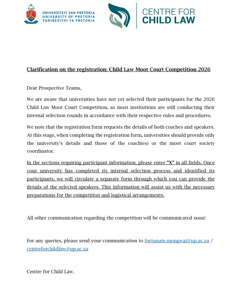 UPChildLaw's tweet photo. Clarification on the registration form: https://t.co/yP7nRin5ys