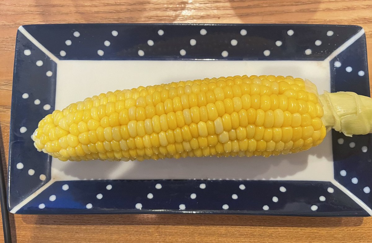 ayafuchi's tweet photo. 早く帰らせてもらえました。さらに、とうもろこしを手に入れて、大変幸せです^ ^ https://t.co/QCOULnHwsm