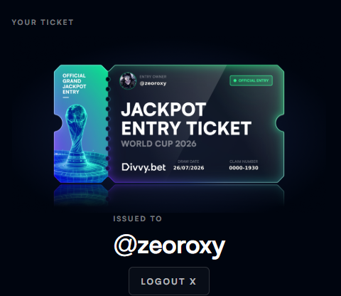 zeoroxy's tweet photo. @DivvyBet https://t.co/2WCceFLqqp