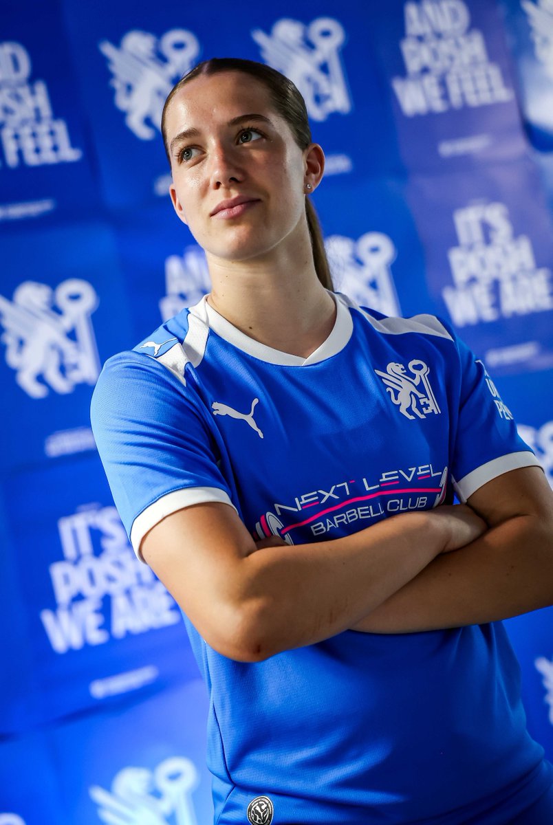 theposhwomen's tweet photo. 💙 You can buy our 2026/27 replica Home Shirt from the Posh Store now!

#pufc