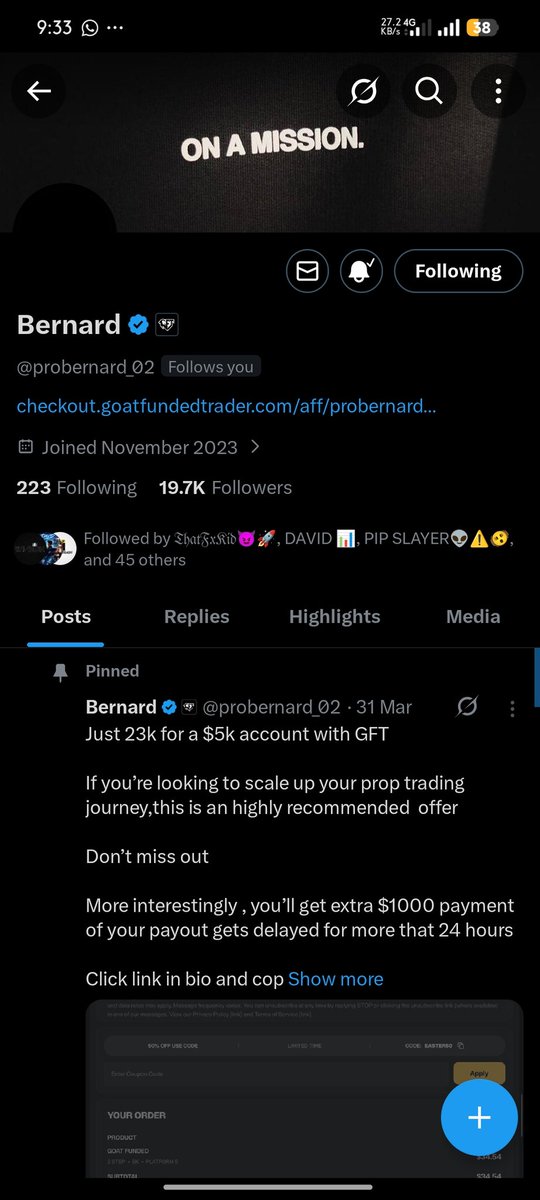 Swtchfx's tweet photo. @probernard_02 @GoatFunded @TeeXau @Leveragedgiant ALL DONE ✅ 
@Tayy_gaa @TradeWithSponge @E_H_I_M_E_N https://t.co/JcuFDzrpuH