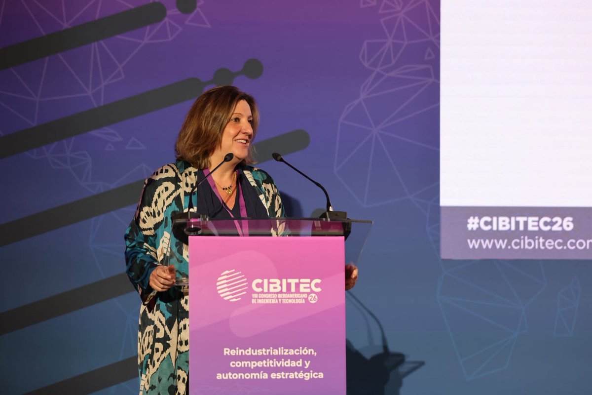 IndustryTalksES's tweet photo. 🟣#CIBITEC26 | Patricia Franco, consejera de Economía, Empresas y Empleo de la Junta de Castilla-La Mancha: “Hay una fuerte apuesta en #Europa por tener autonomía estratégica, pero lógicamente tenemos que trabajar para hacerlo posible”. https://t.co/p9jZZIpaKo
