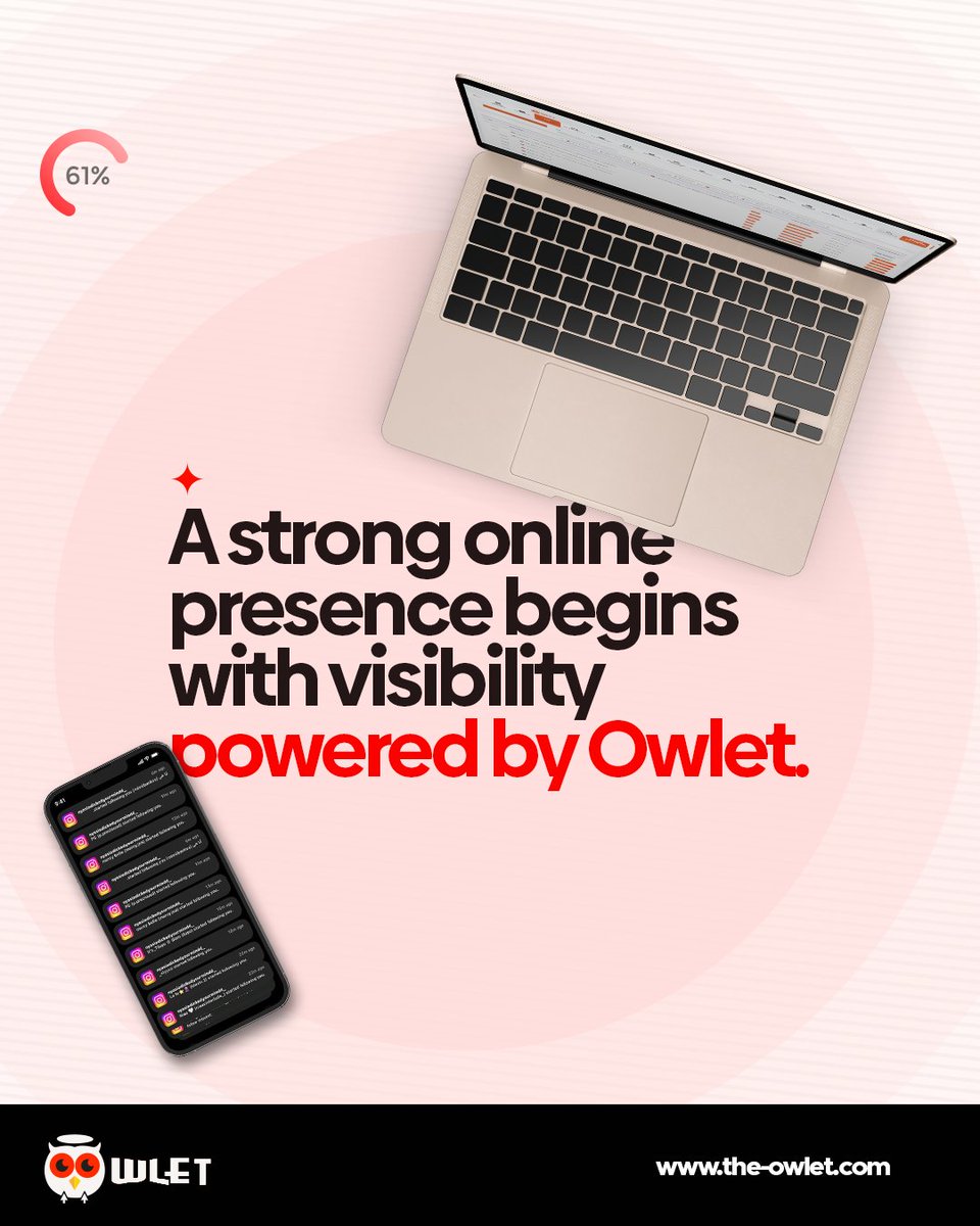 theowletonline's tweet photo. Everything starts with being seen.
Owlet helps you get seen. https://t.co/0j0KUf6qMj