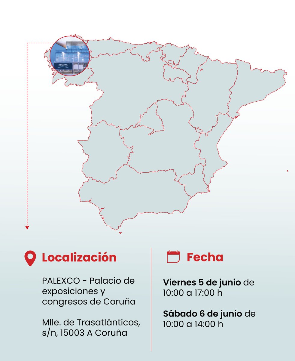 banavarrete's tweet photo. 🏛️ Os recuerdo que podéis ejercer vuestro voto de forma presencial durante nuestro Congreso Nacional en A Coruña.

📍 Ubicación: Sede del Congreso (PALEXCO), dentro del stand de SEPAR.
🕒 Horarios: Viernes 5 de junio de 10:00 a 17:00 h y sábado 6 de junio de 10:00 a 14:00 h. https://t.co/1UhzEhyDdY